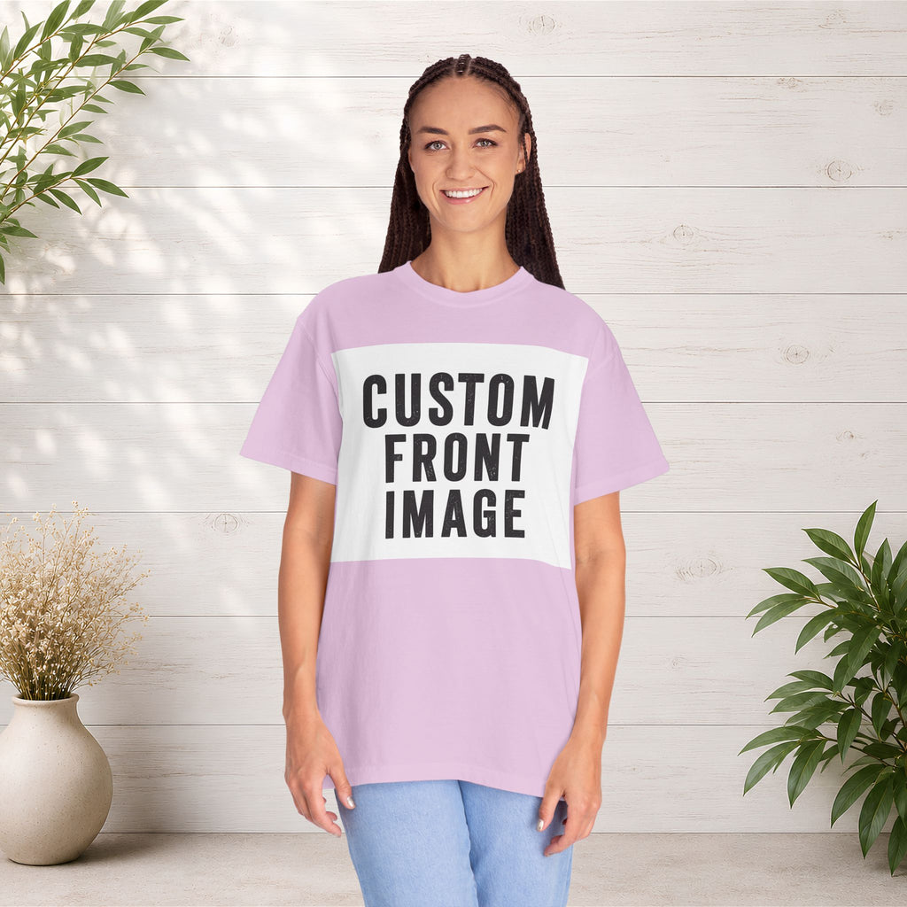 Custom Landscape Image Front T-Shirt - Add Your Own Image