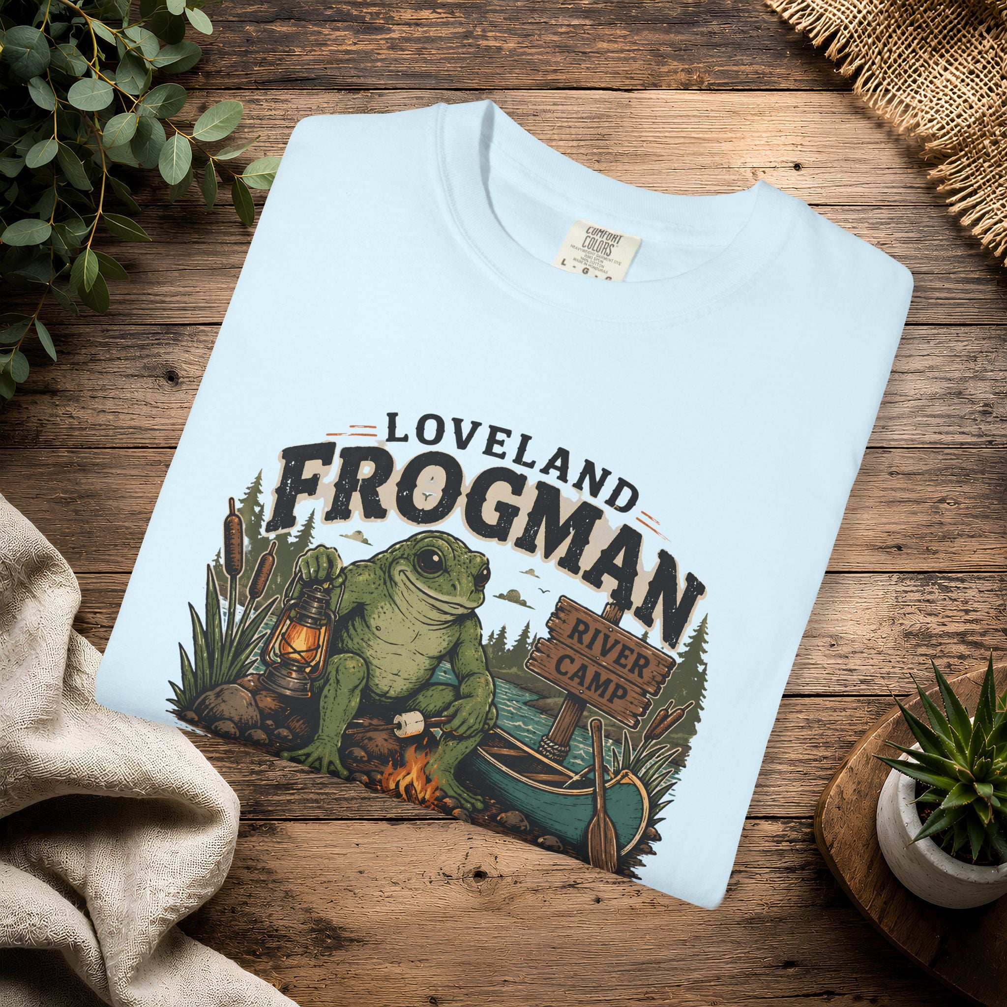 Loveland Frogman River Camp T-Shirt — Outdoor Graphic Tee