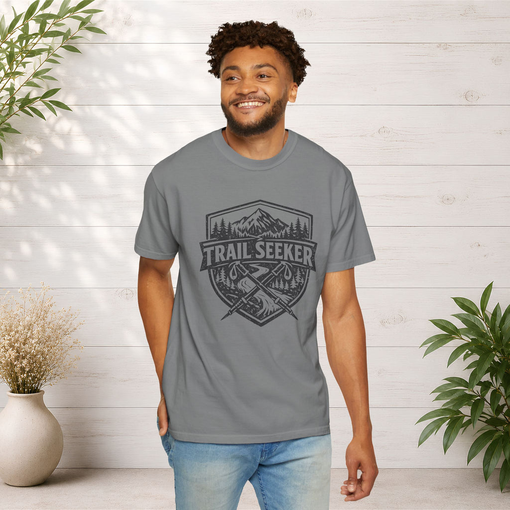 Trail Seeker T‑Shirt — Vintage Mountain Hiking Tee