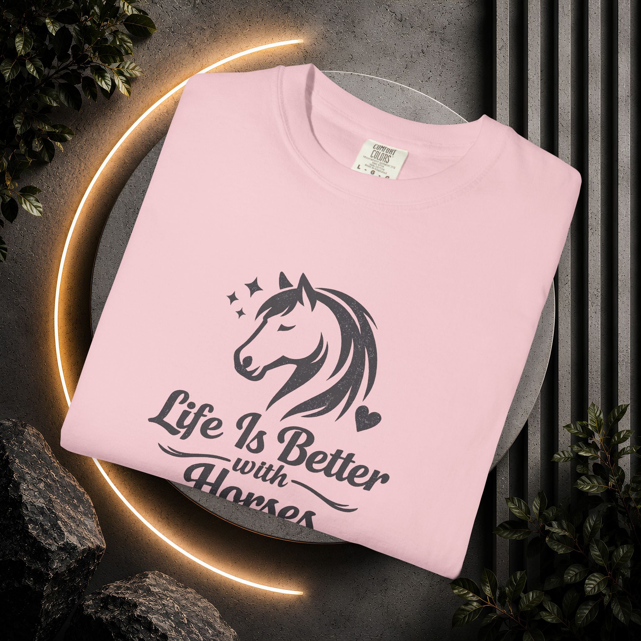 Life Is Better With Horses T-Shirt — Horse Lover Tee