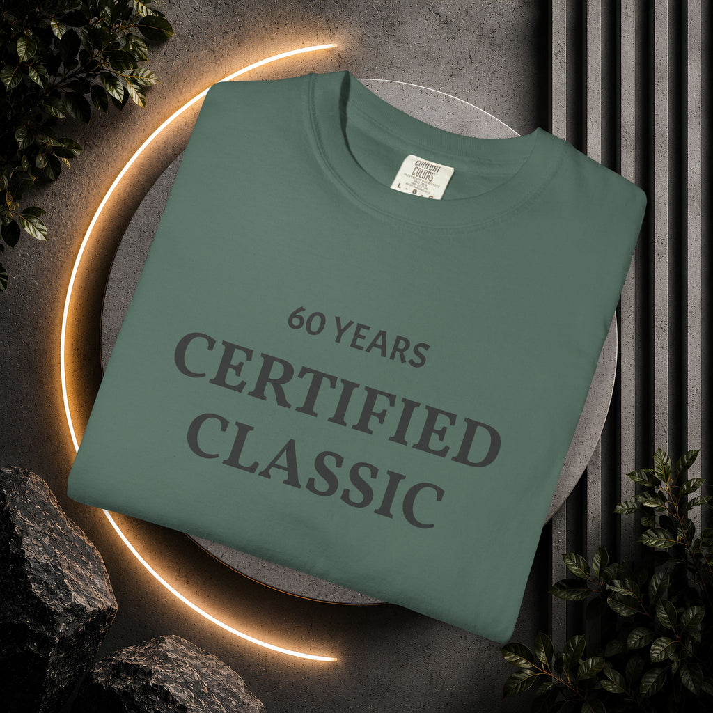 Custom Text "Certified Classic" T-Shirt — Personalized Text Tee