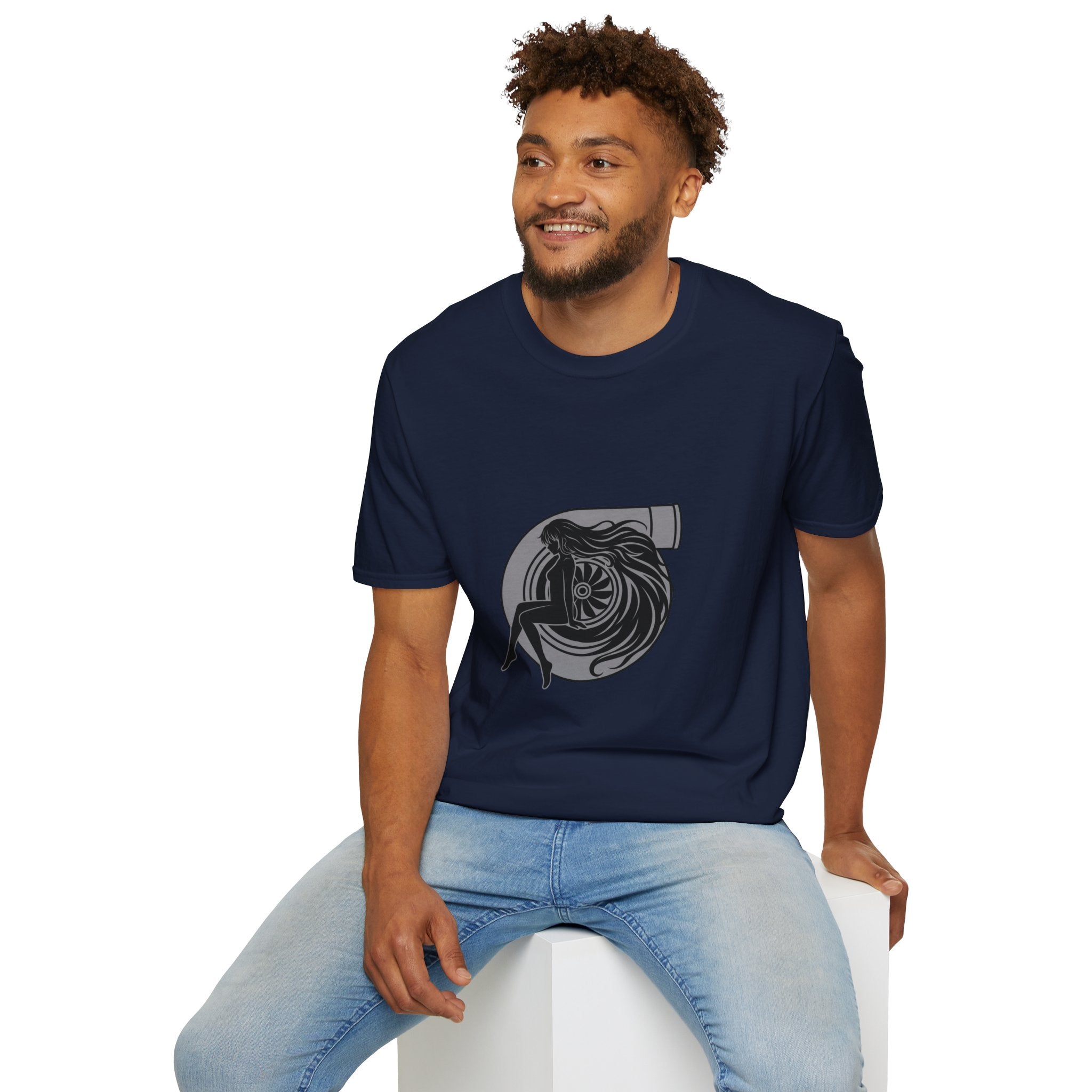 Turbo Heart Girl graphic T-Shirt | Racing Turbo design
