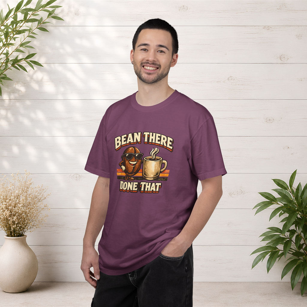 Coffee T-Shirt — "Bean There Done That" Retro Coffee Shirt