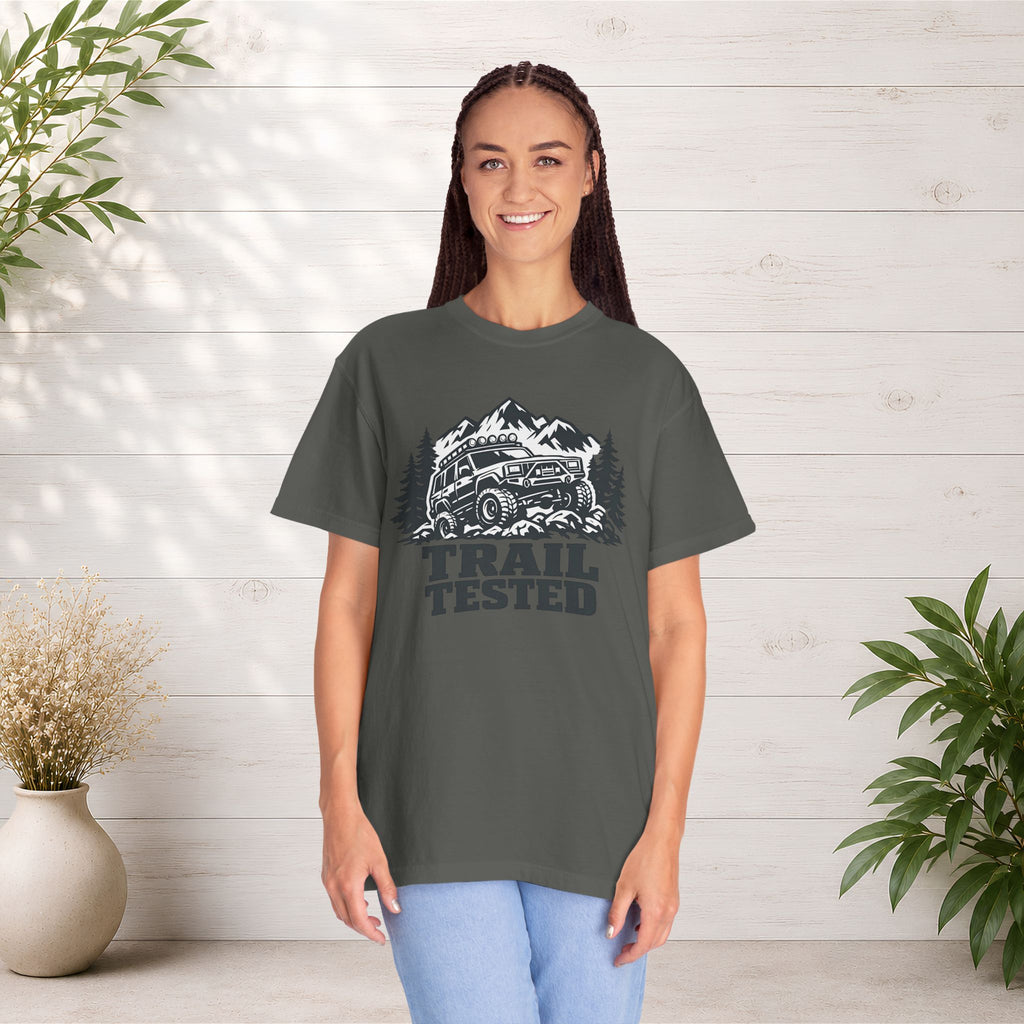 Trail Tested T-Shirt — Off-Road Jeep Mountain Adventure Tee