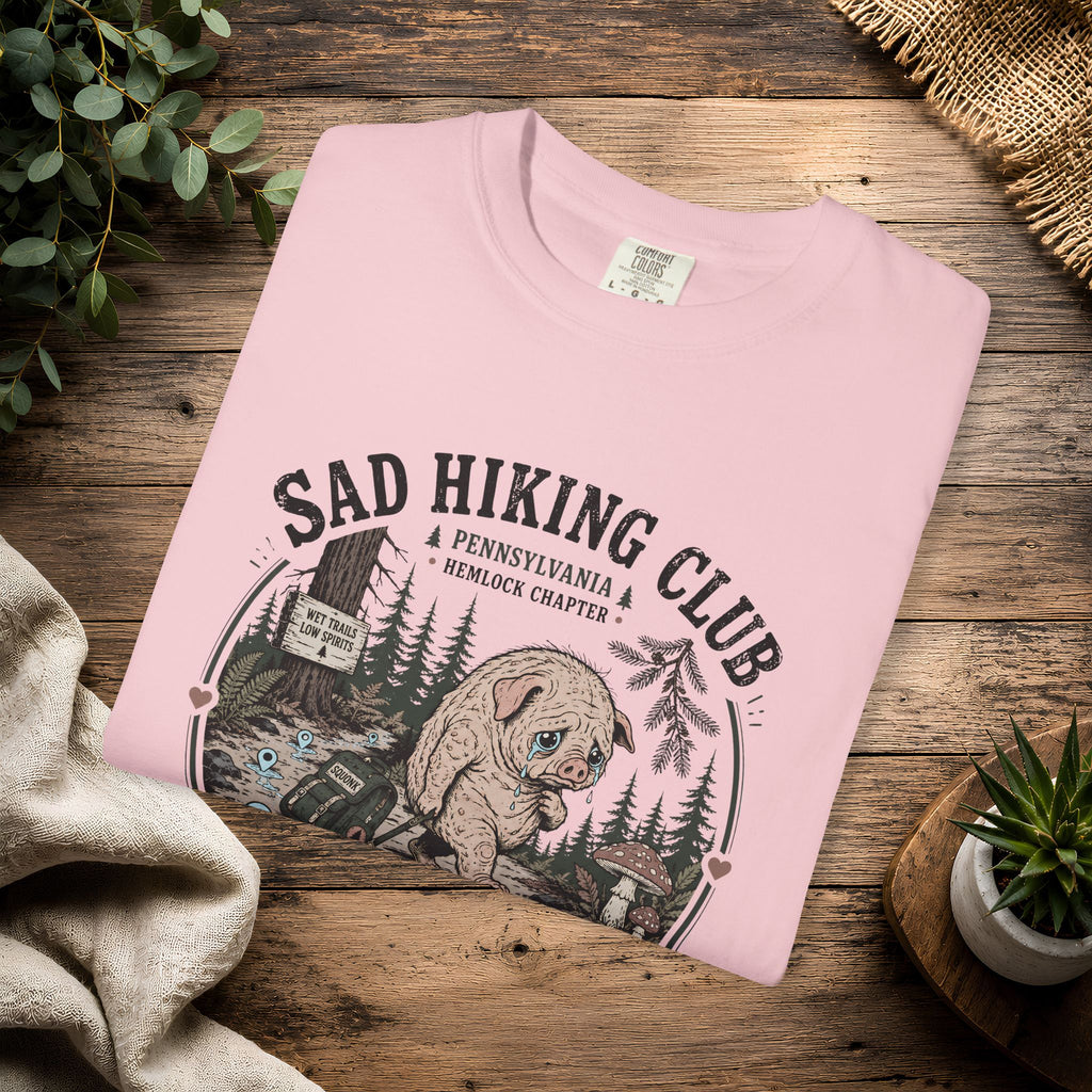 Squonk Sad Hiking Club T-Shirt — Vintage Mountain Camping Tee