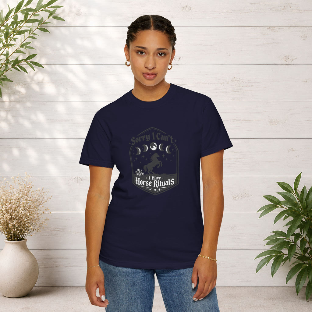 Sorry I Can't I Have Horse Rituals T-Shirt