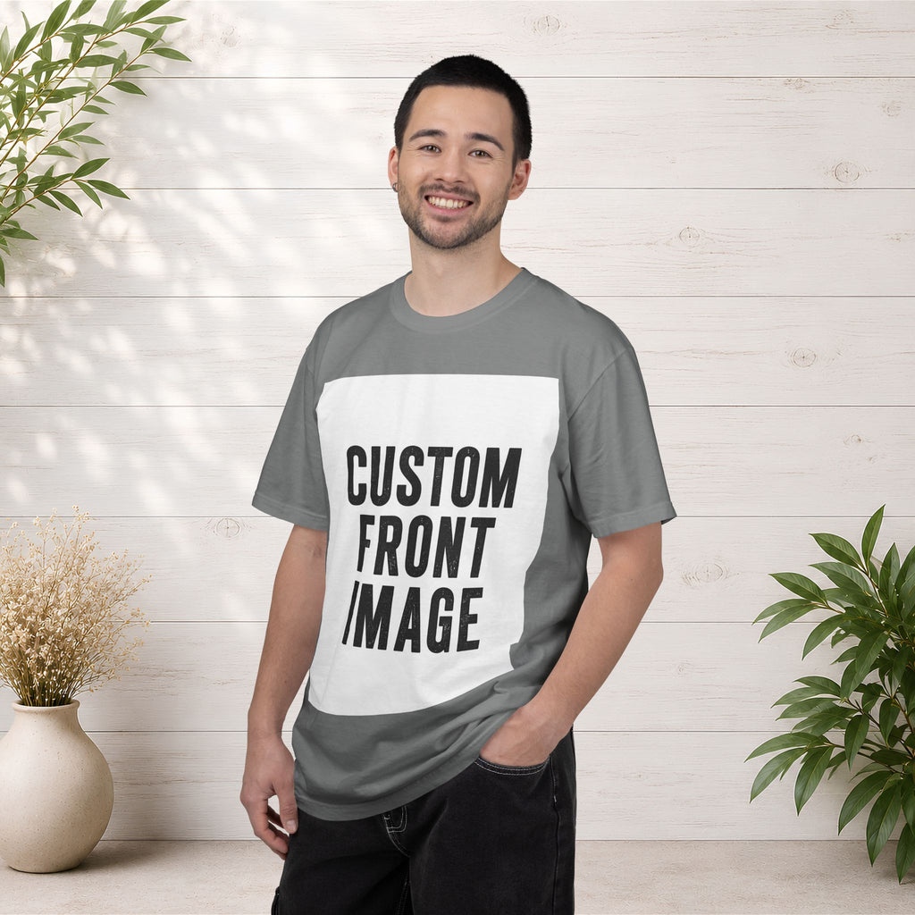 Custom Image Front T-Shirt - Add Your Own Image