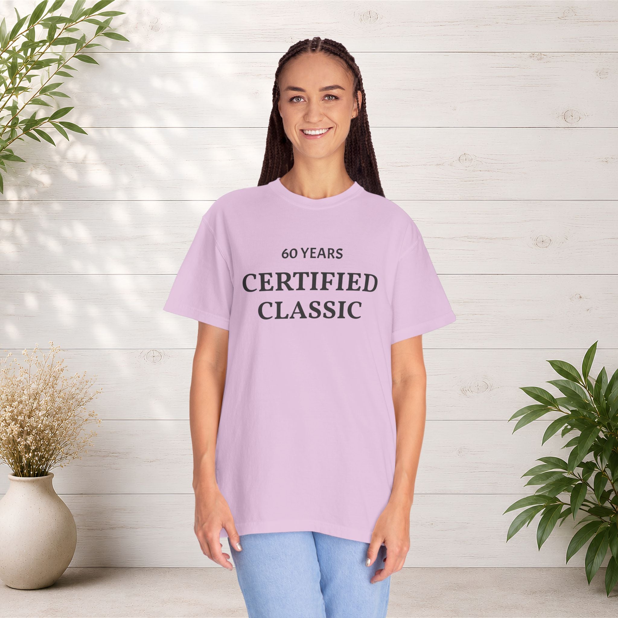 Custom Text "Certified Classic" T-Shirt — Personalized Text Tee
