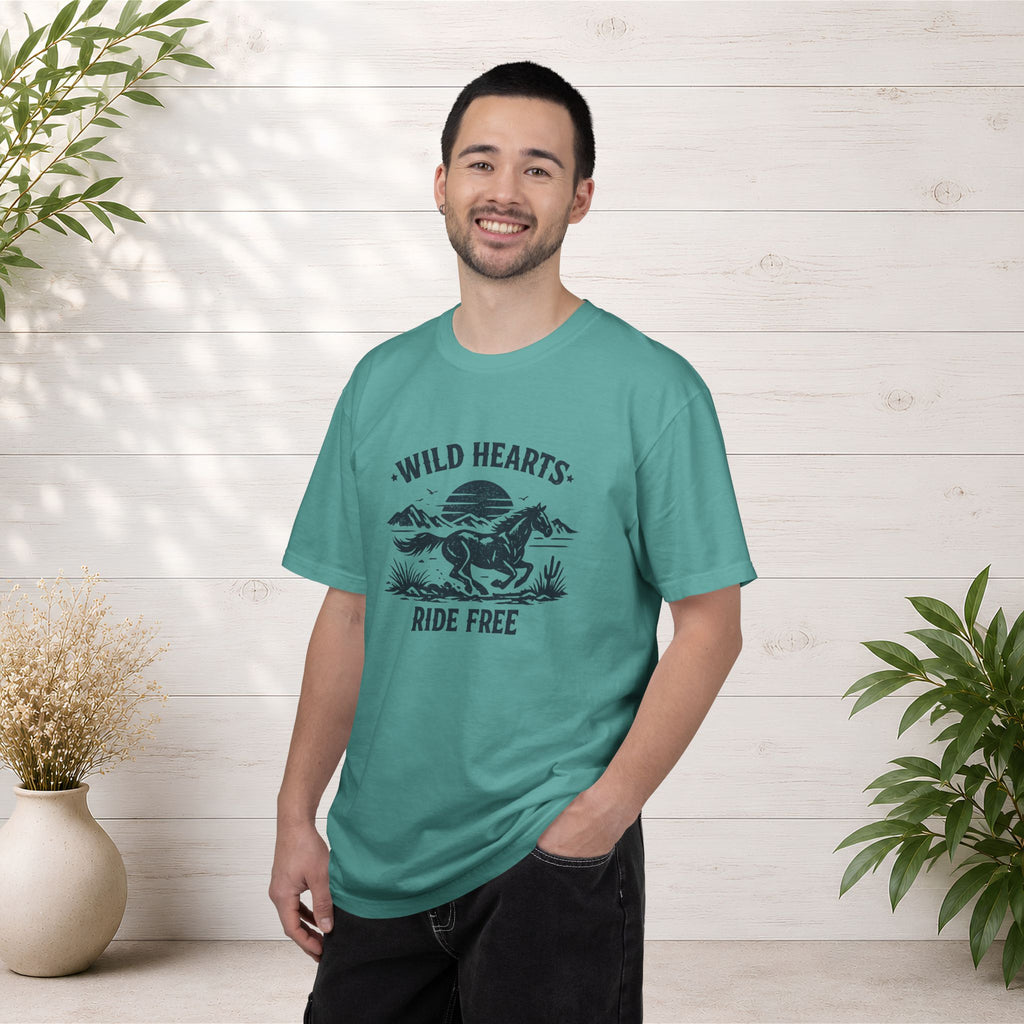 Wild Hearts Ride Free T-Shirt – Vintage Horseback Adventure Tee