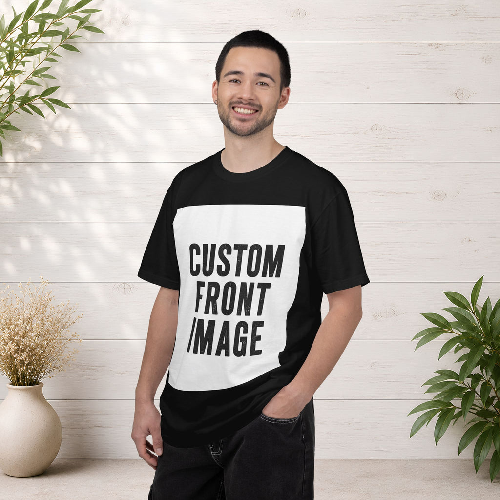 Custom Image Front T-Shirt - Add Your Own Image