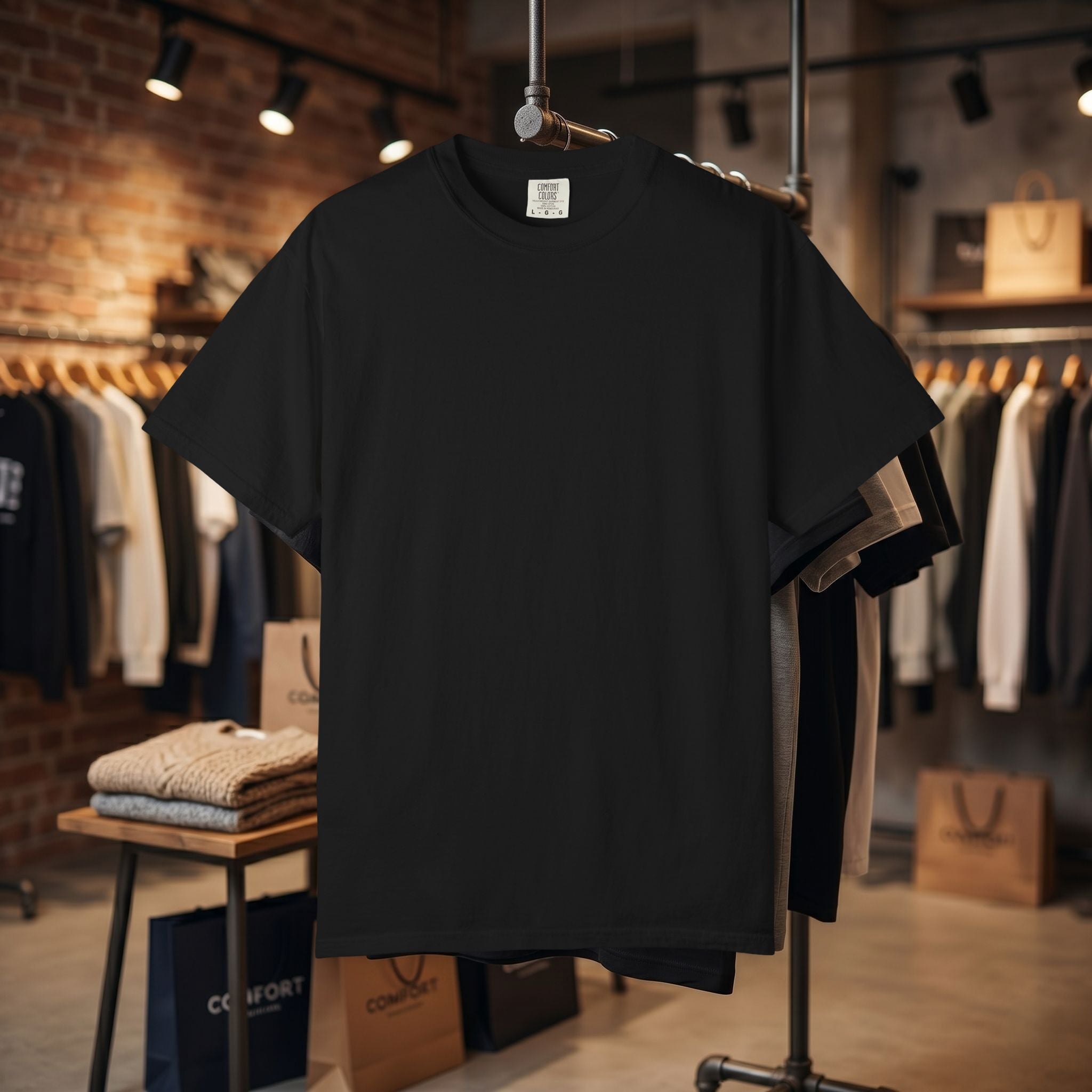Custom Image Back T-Shirt - Add Your Own Image