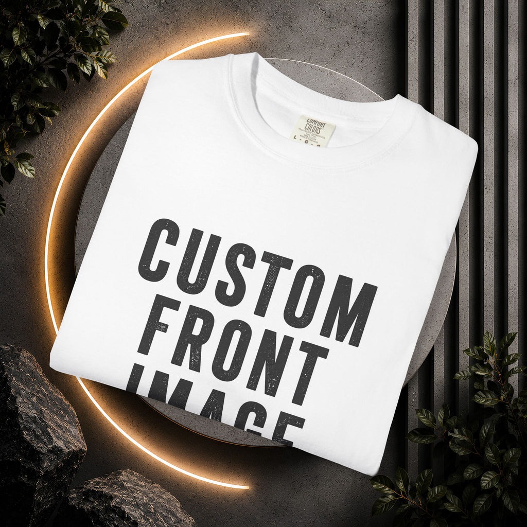 Custom Landscape Image Front T-Shirt - Add Your Own Image