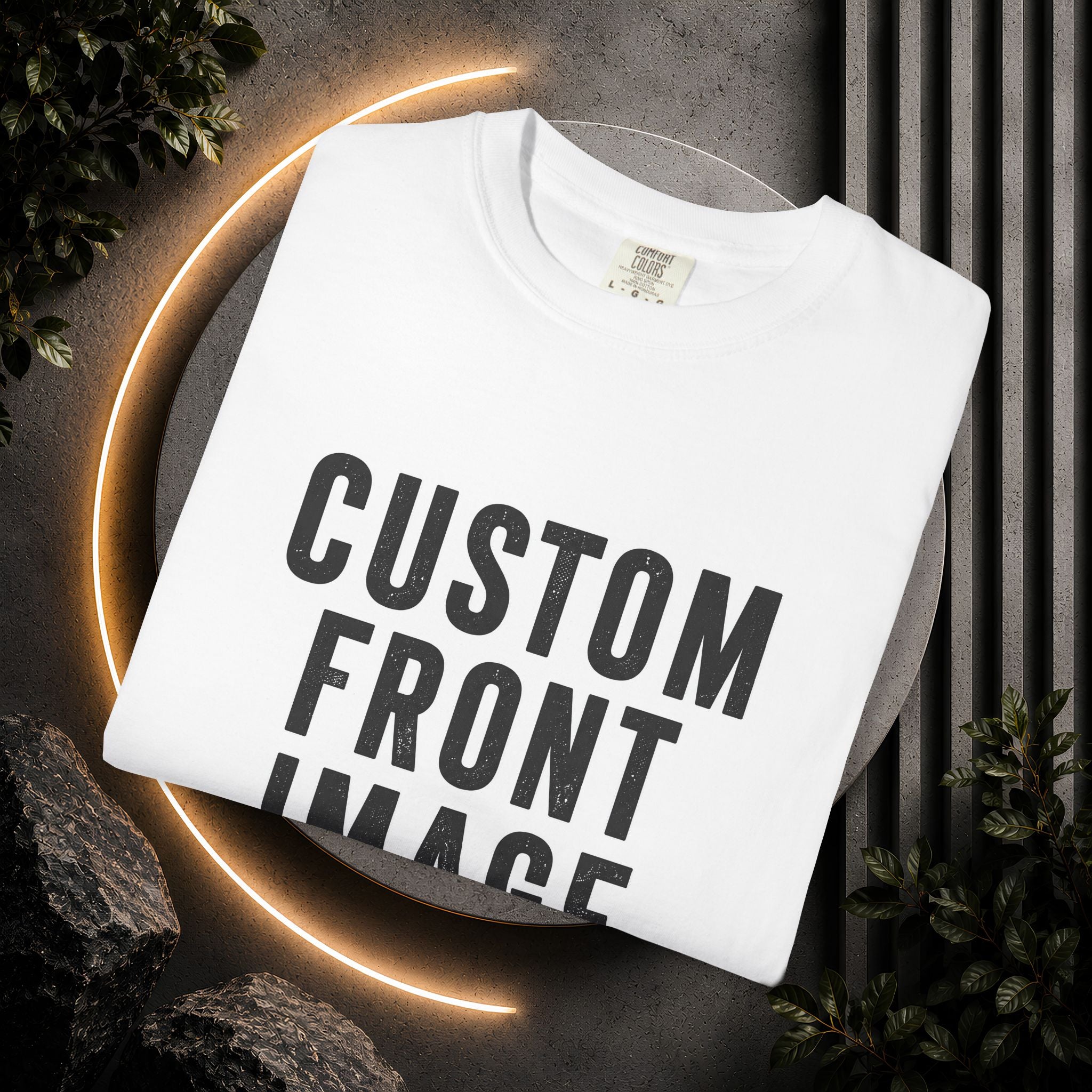 Custom Landscape Image Front T-Shirt - Add Your Own Image