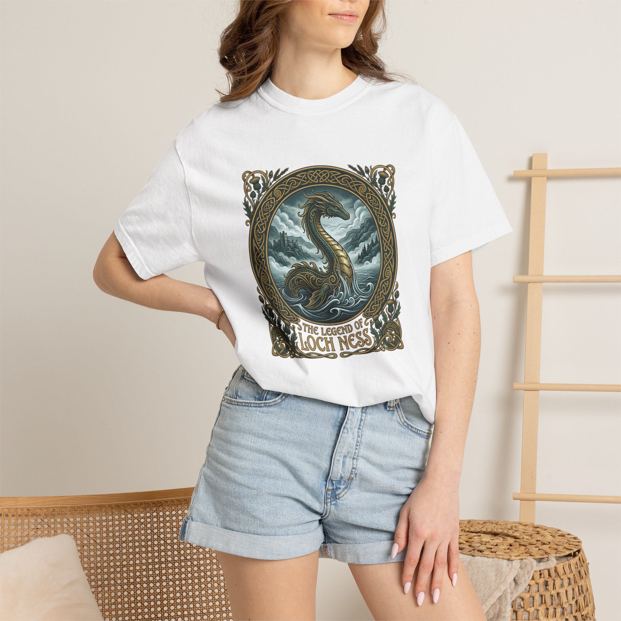 Loch Ness Monster T-shirt | Vintage Sea Serpent Illustration