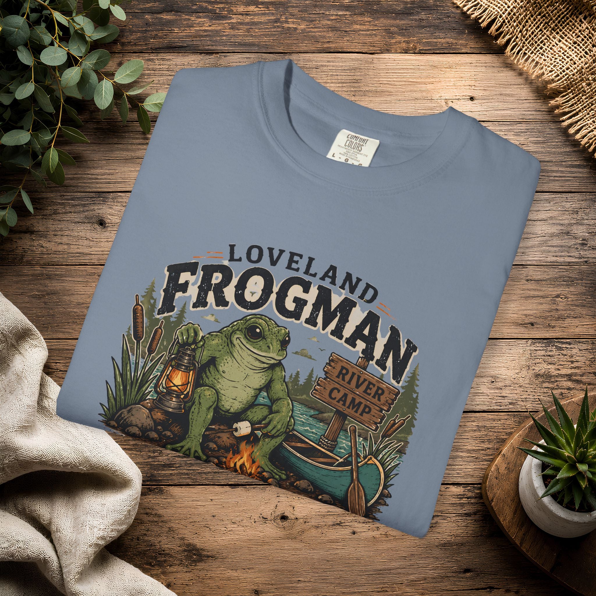 Loveland Frogman River Camp T-Shirt — Outdoor Graphic Tee