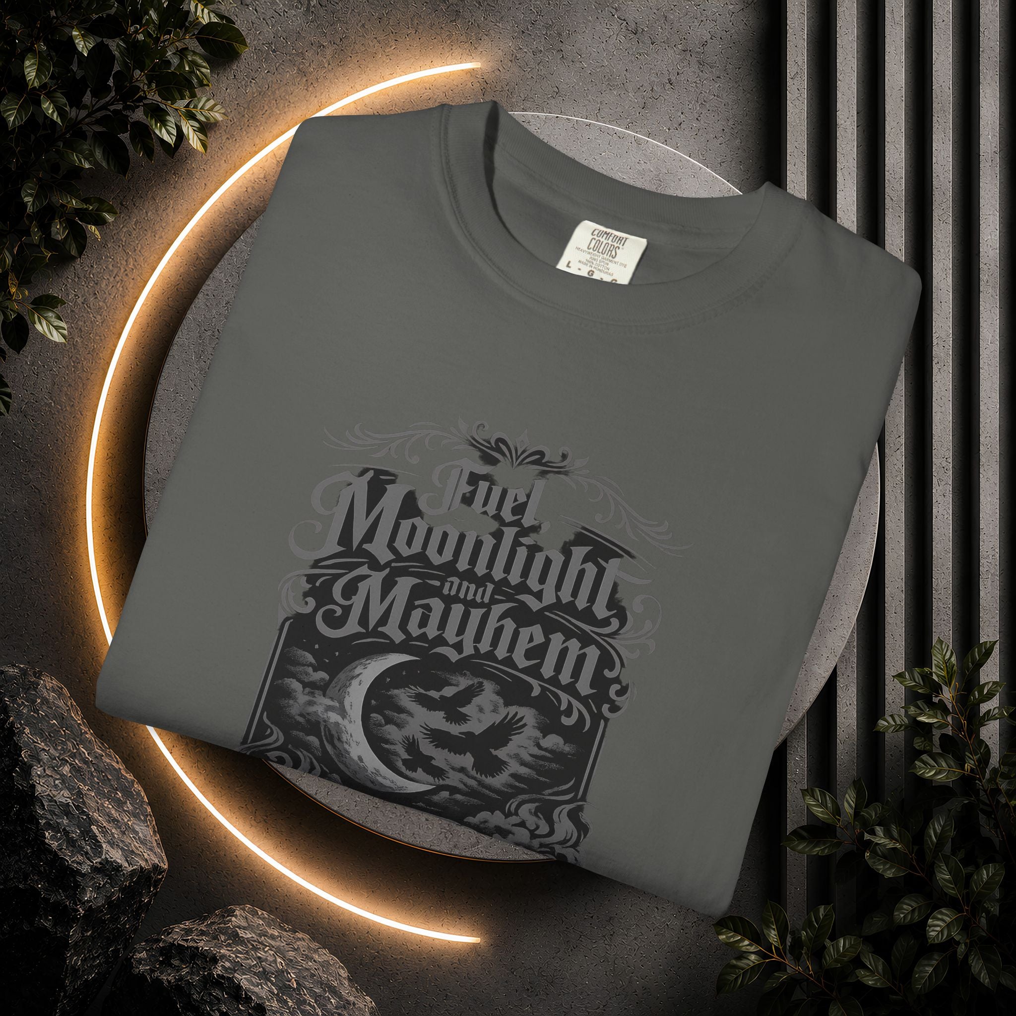 Fuel, Moonlight, Mayhem Car Graphic T-Shirt