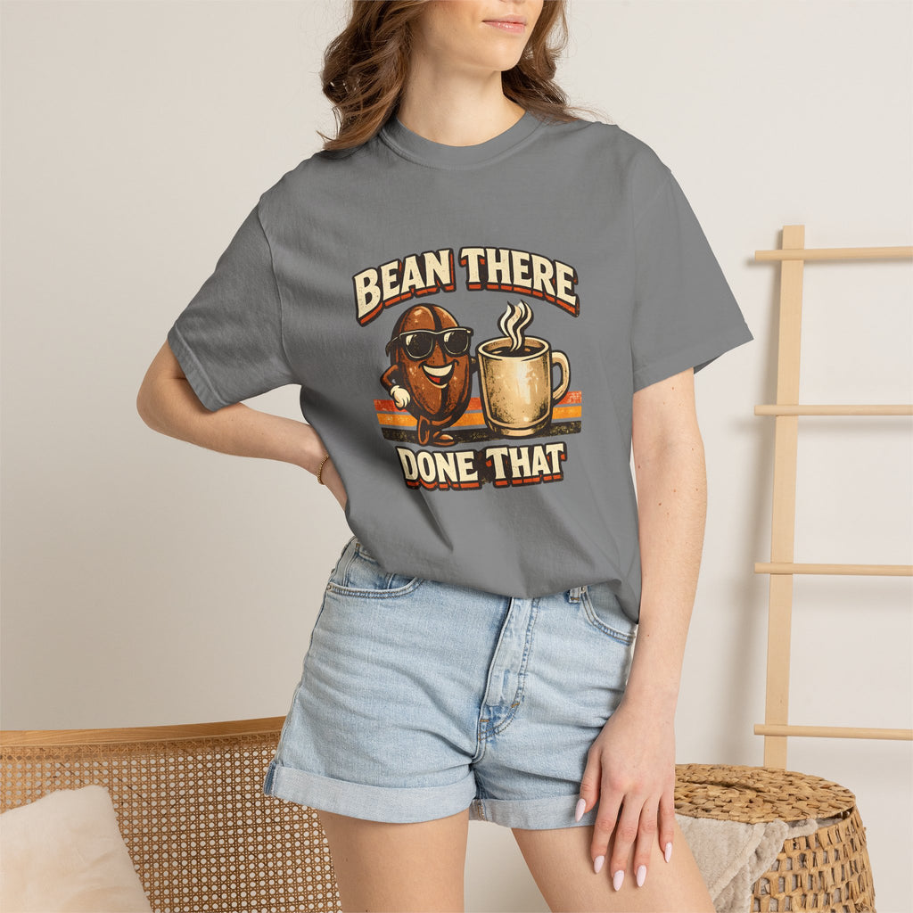 Coffee T-Shirt — "Bean There Done That" Retro Coffee Shirt