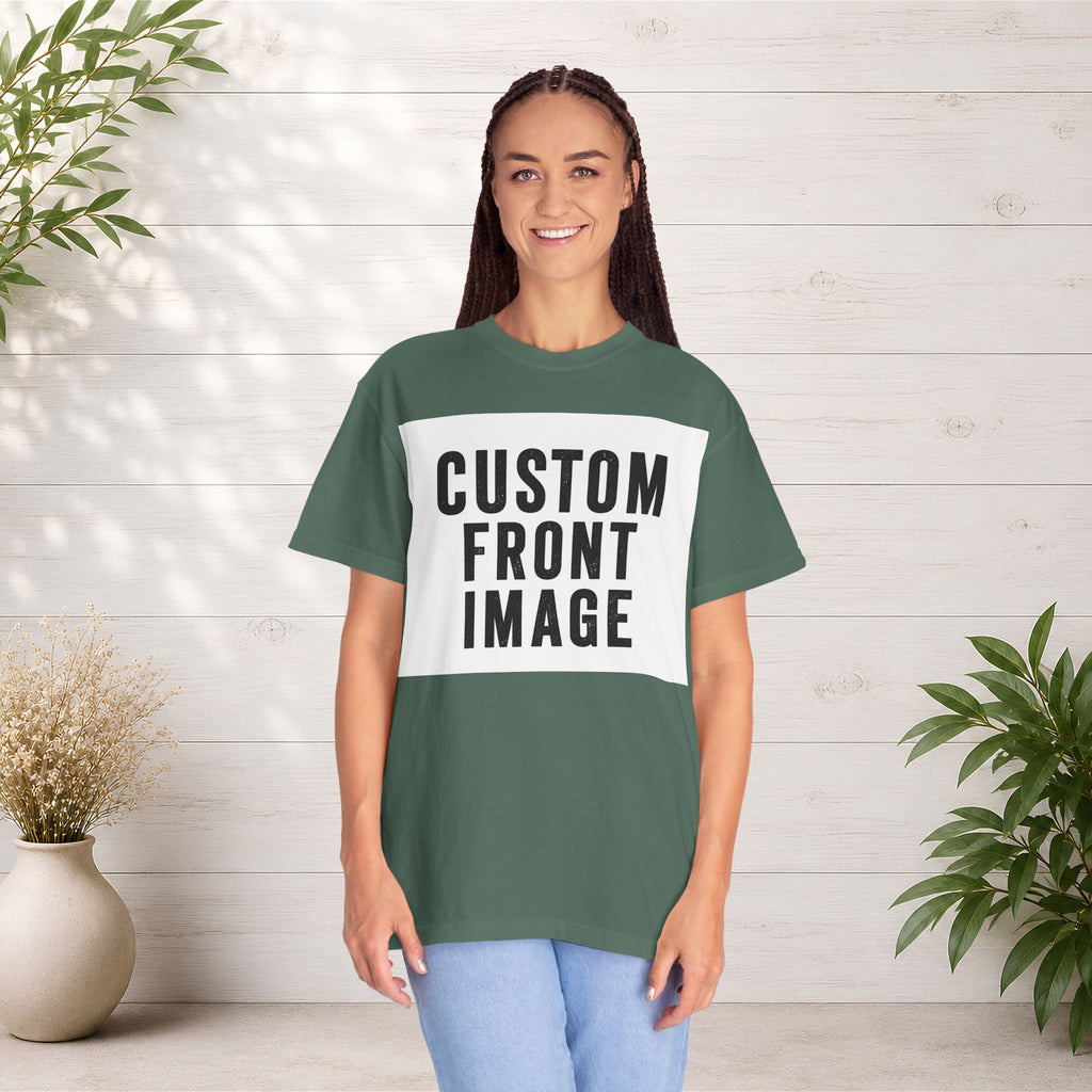 Custom Landscape Image Front T-Shirt - Add Your Own Image