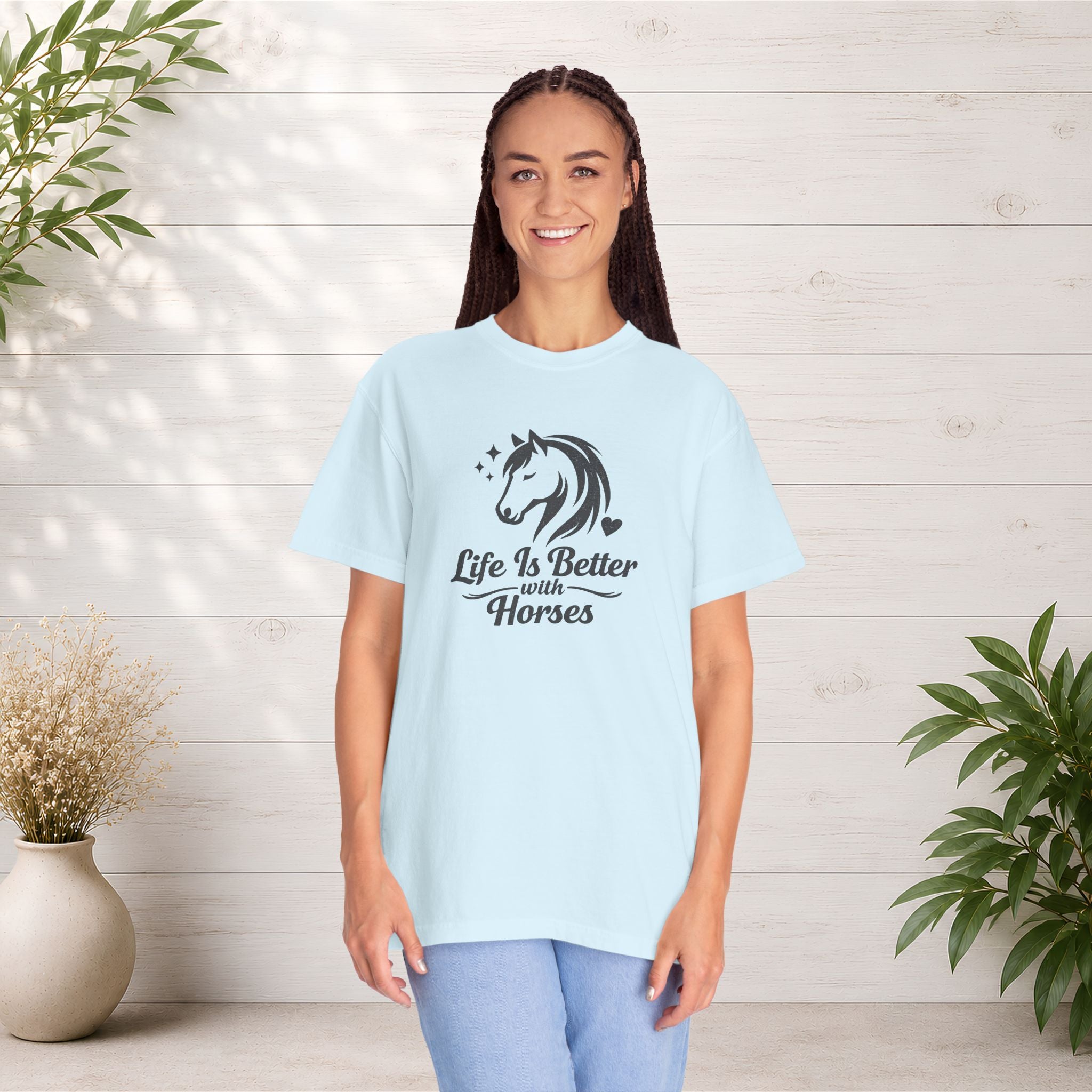 Life Is Better With Horses T-Shirt — Horse Lover Tee