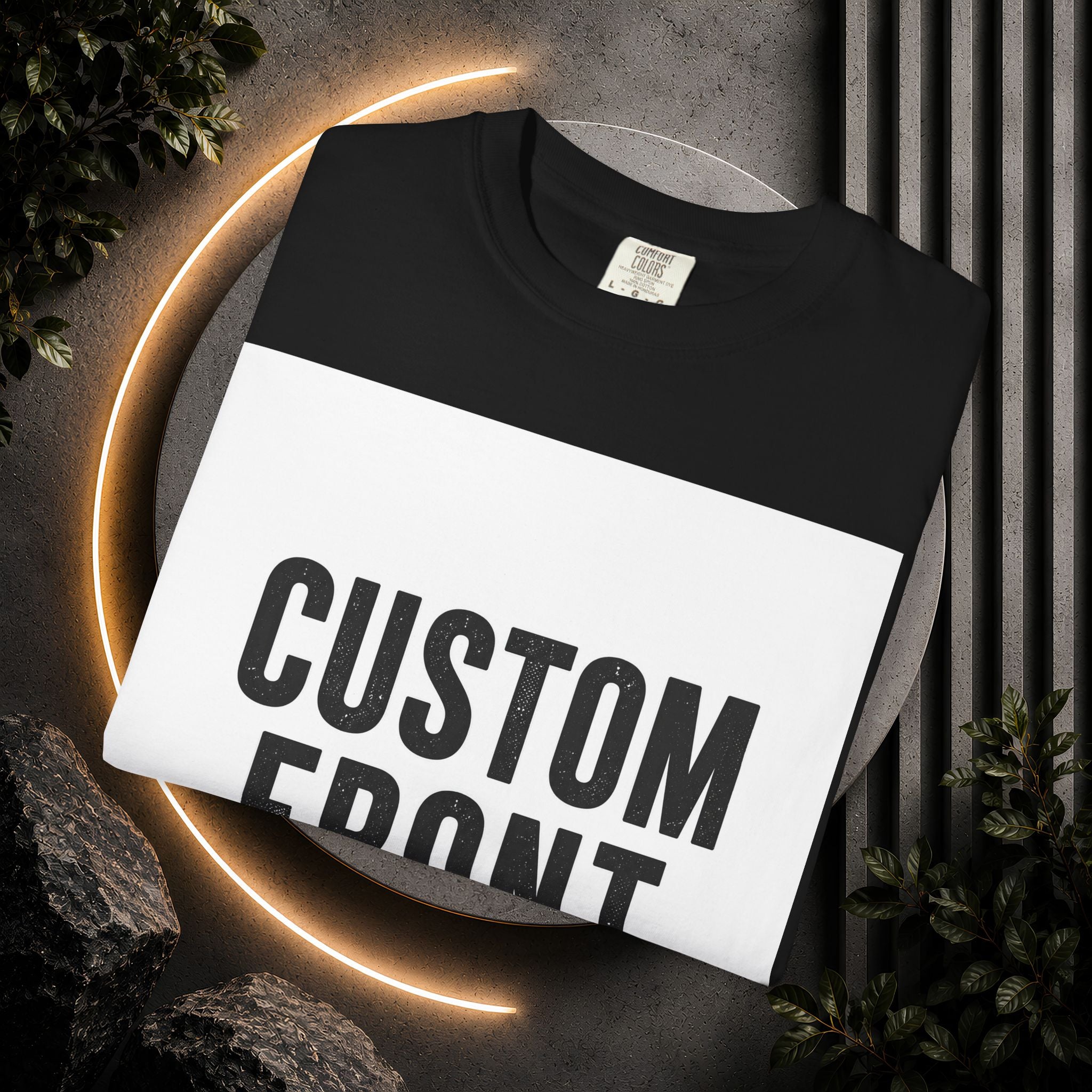 Custom Image Front T-Shirt - Add Your Own Image