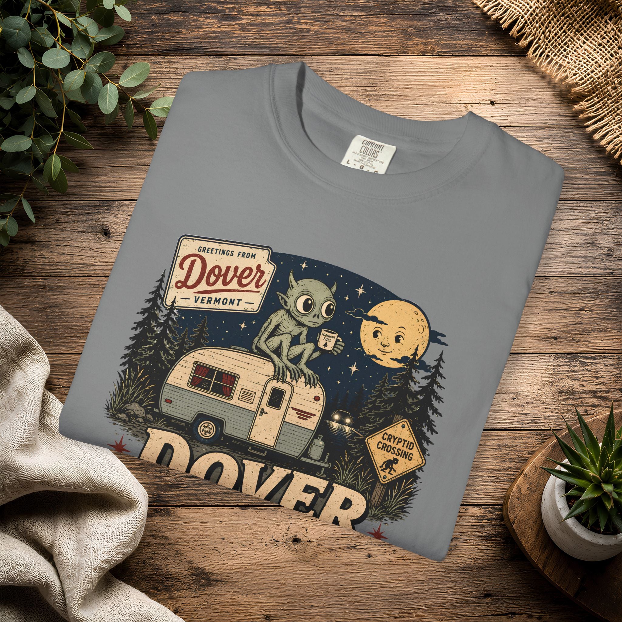 Dover Demon Midnight Camper T-Shirt — Vintage RV Camping Tee