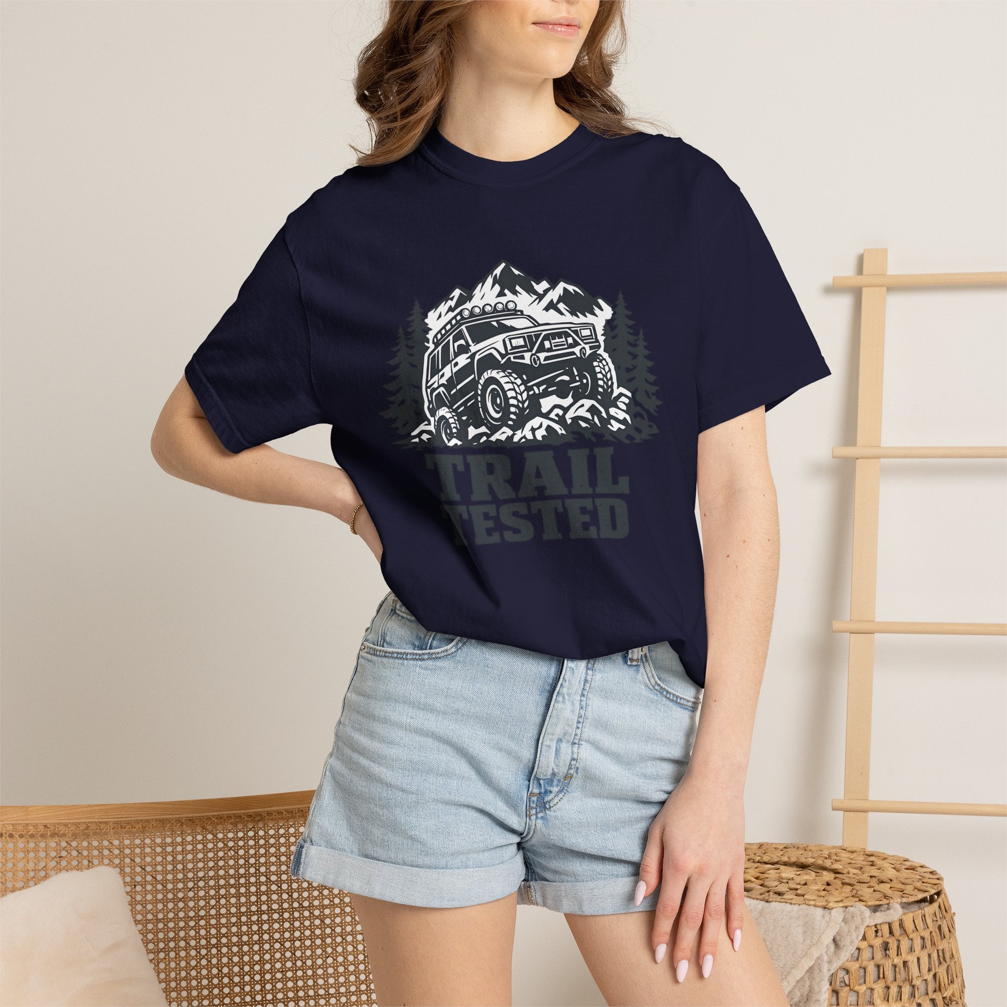 Trail Tested T-Shirt — Off-Road Jeep Mountain Adventure Tee