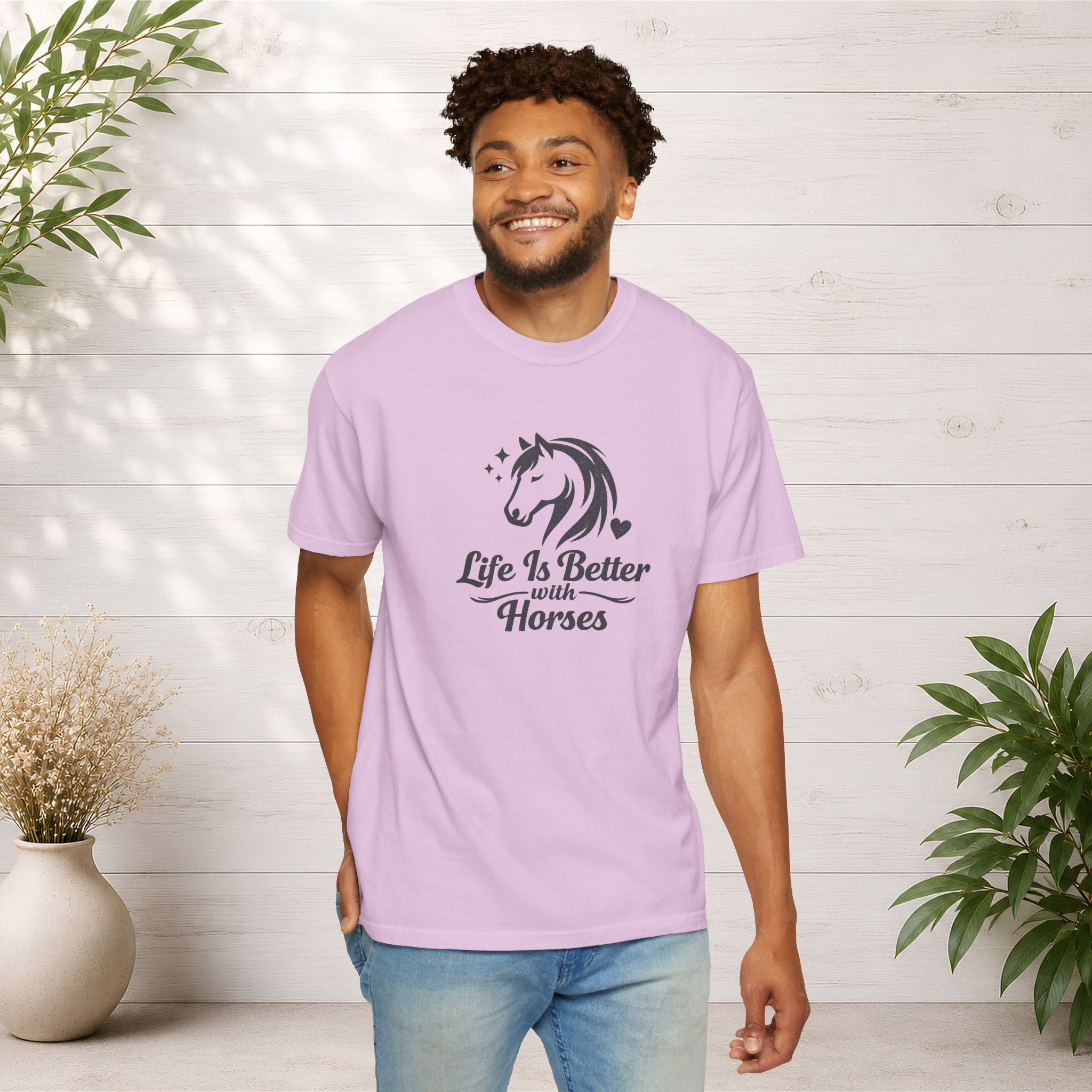 Life Is Better With Horses T-Shirt — Horse Lover Tee