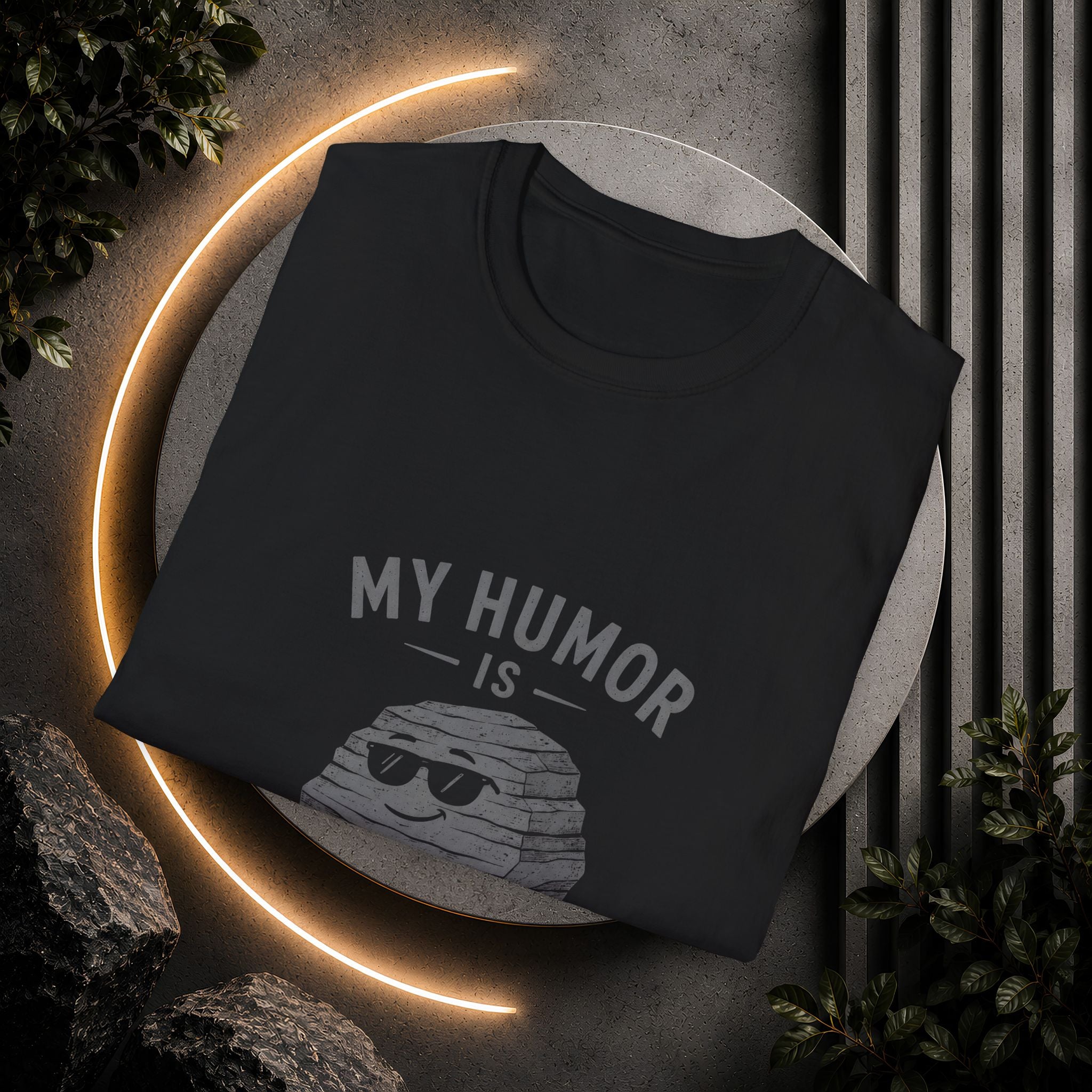 My Humor Is Sedimentary T-Shirt | Rock Pun Graphic Tee