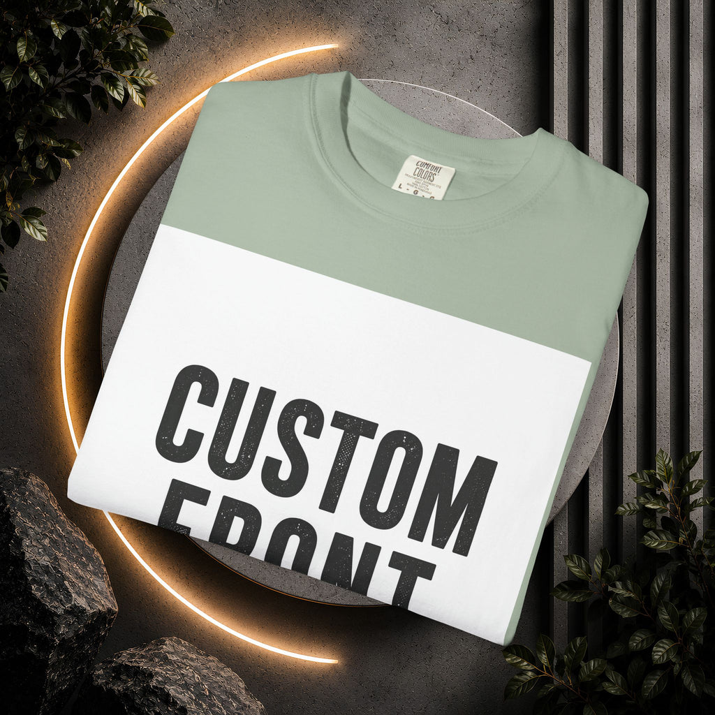 Custom Image Front T-Shirt - Add Your Own Image