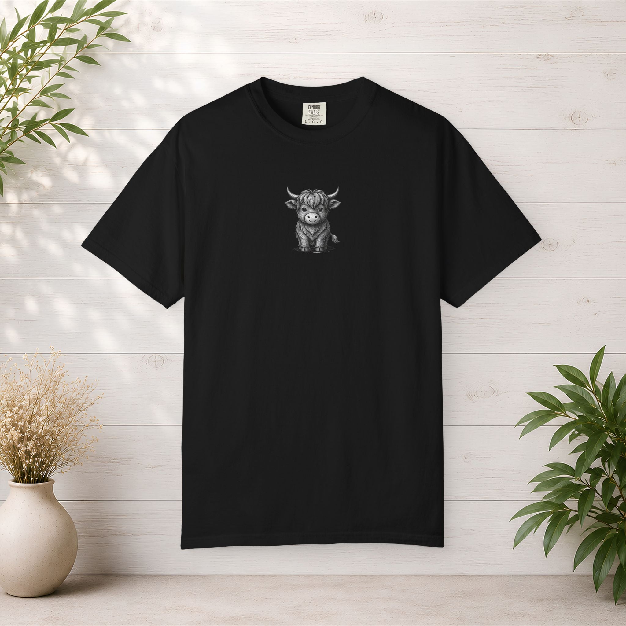 Highland Calf T-Shirt — Cute Scottish Highland Cow Graphic Tee