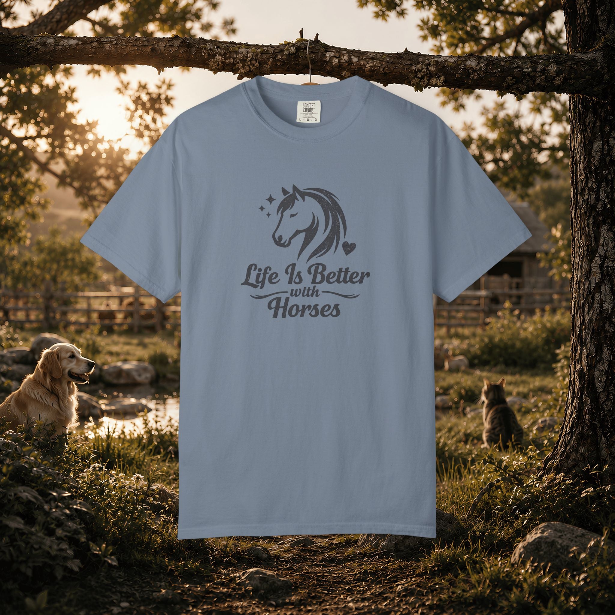 Life Is Better With Horses T-Shirt — Horse Lover Tee