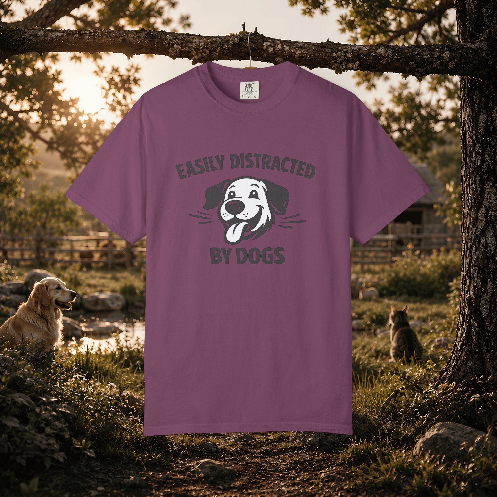 Easily Distracted By Dogs T-Shirt