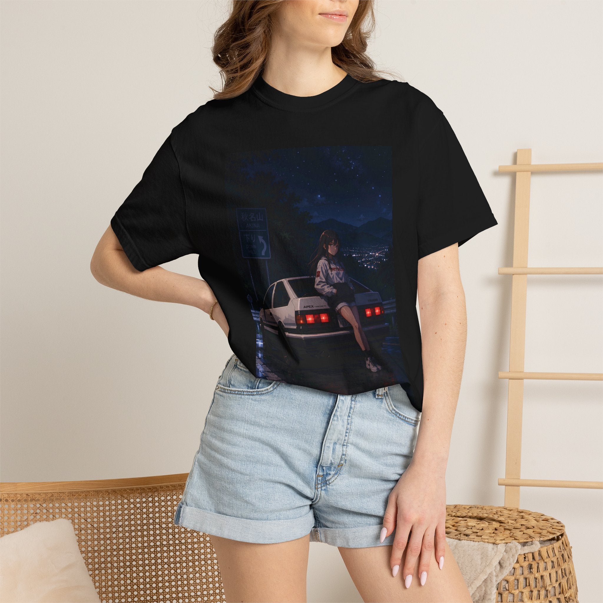 Akina After Midnight Retro JDM Street Racer T-shirt