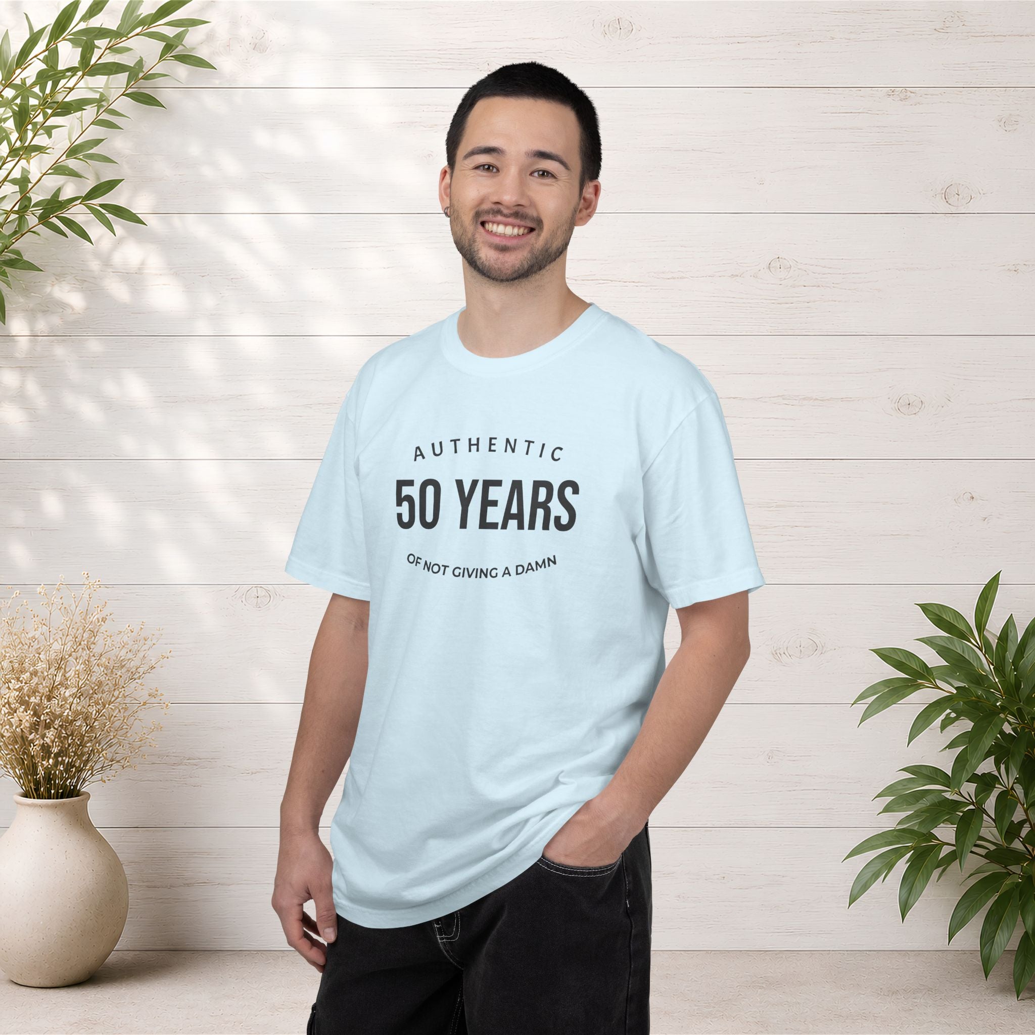 "Authentic" Custom Text "of Not Giving a Damn" T-Shirt