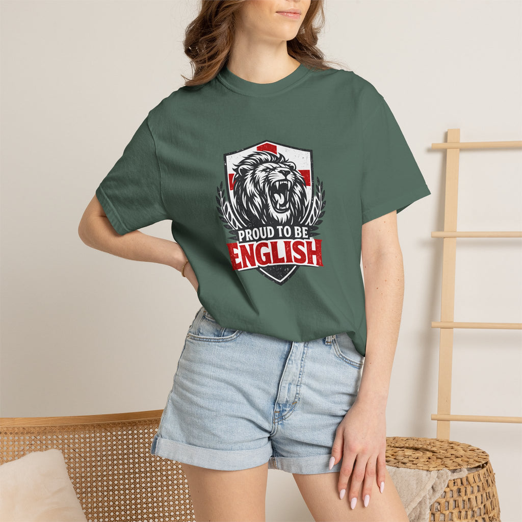 Proud to Be English T-Shirt — Lion Crest Tee
