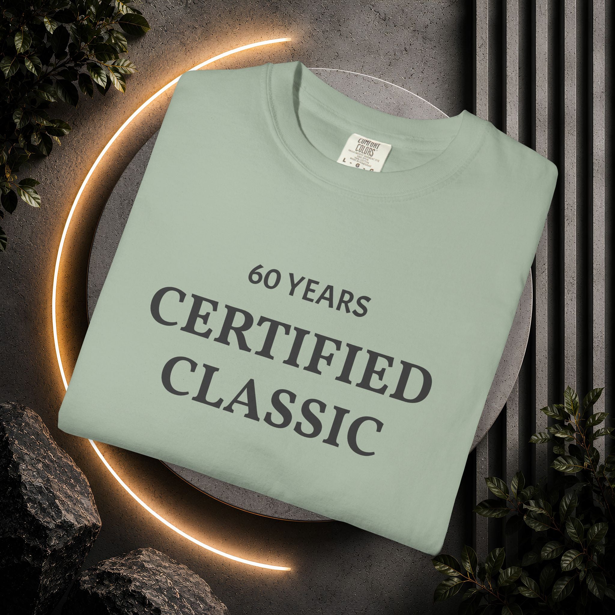 Custom Text "Certified Classic" T-Shirt — Personalized Text Tee