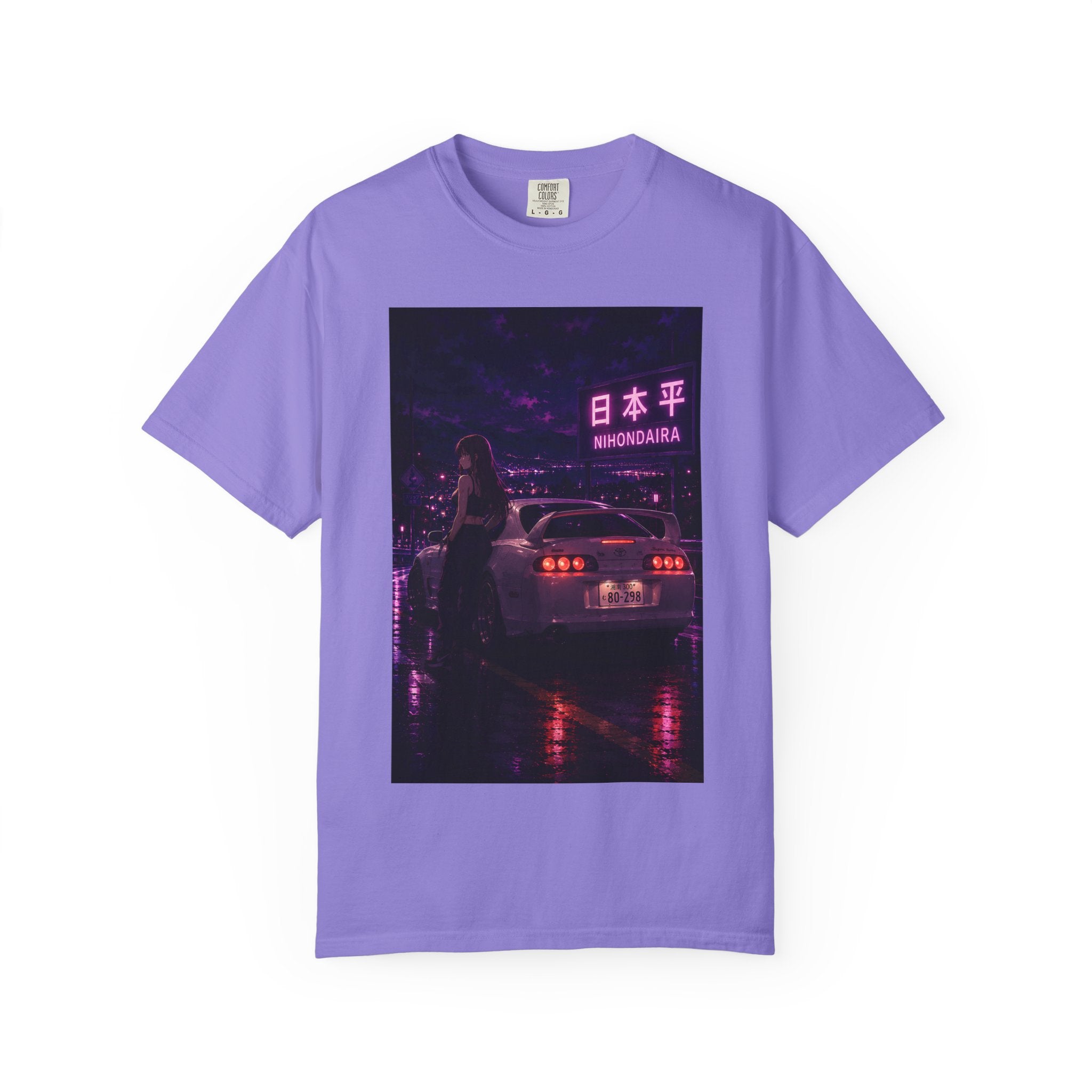 Midnight Apex Nihondaira Dreams T-shirt | Retro JDM Street Racer Anime