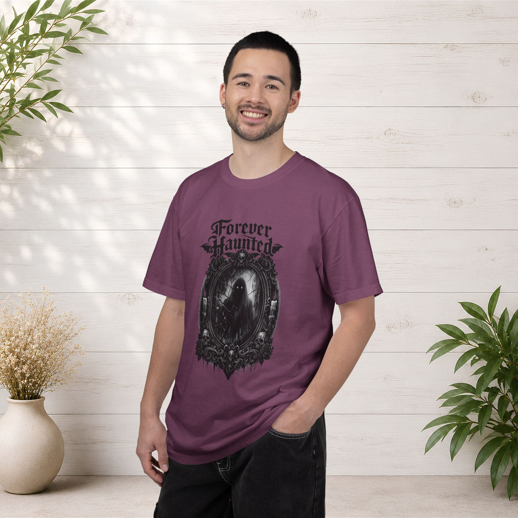Forever Haunted T-Shirt — Gothic Ghost Graphic Tee