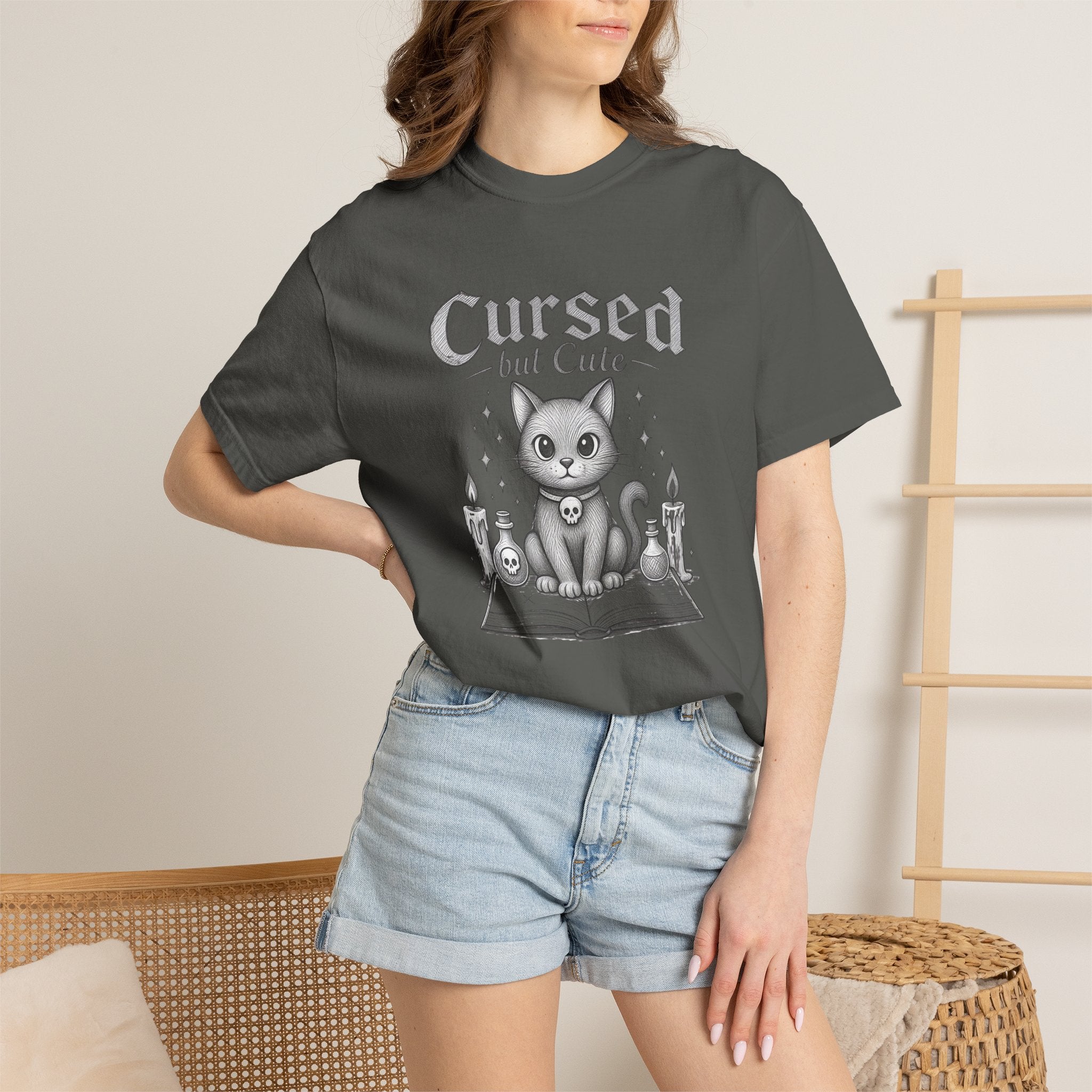 Cursed But Cute Cat T-Shirt