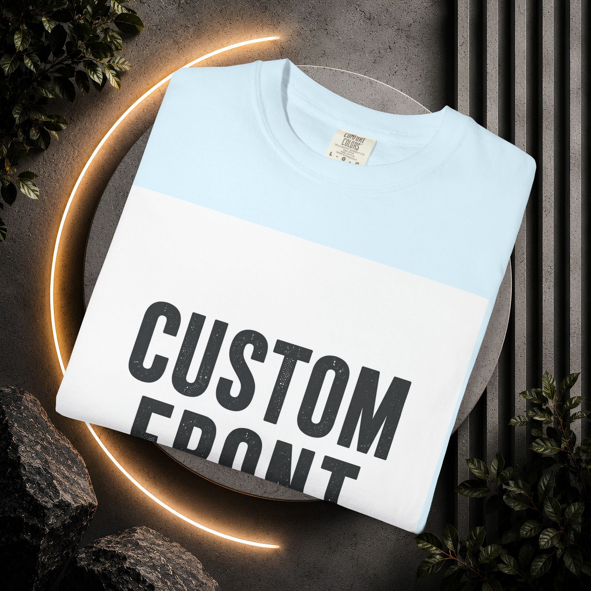 Custom Image Front T-Shirt - Add Your Own Image