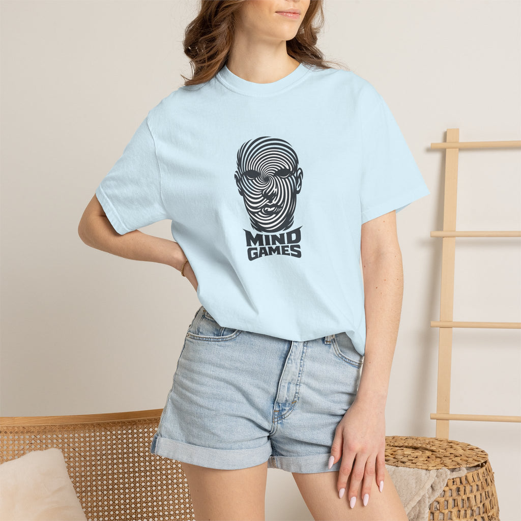 Mind Games T‑Shirt — Optical Illusion Head Graphic Tee