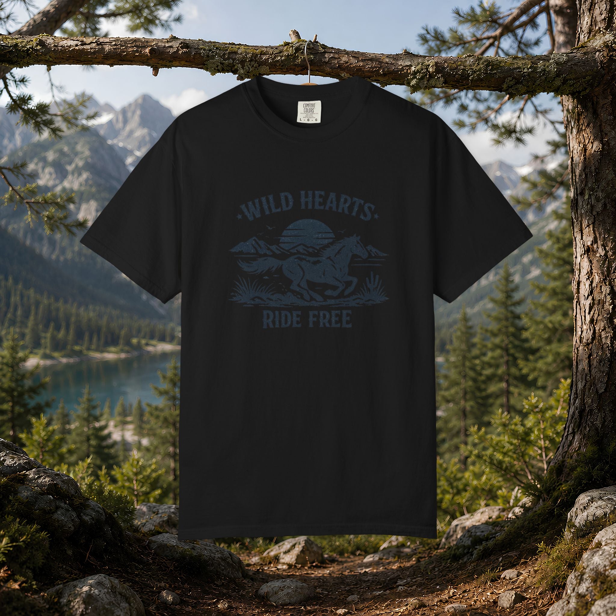Wild Hearts Ride Free T-Shirt – Vintage Horseback Adventure Tee