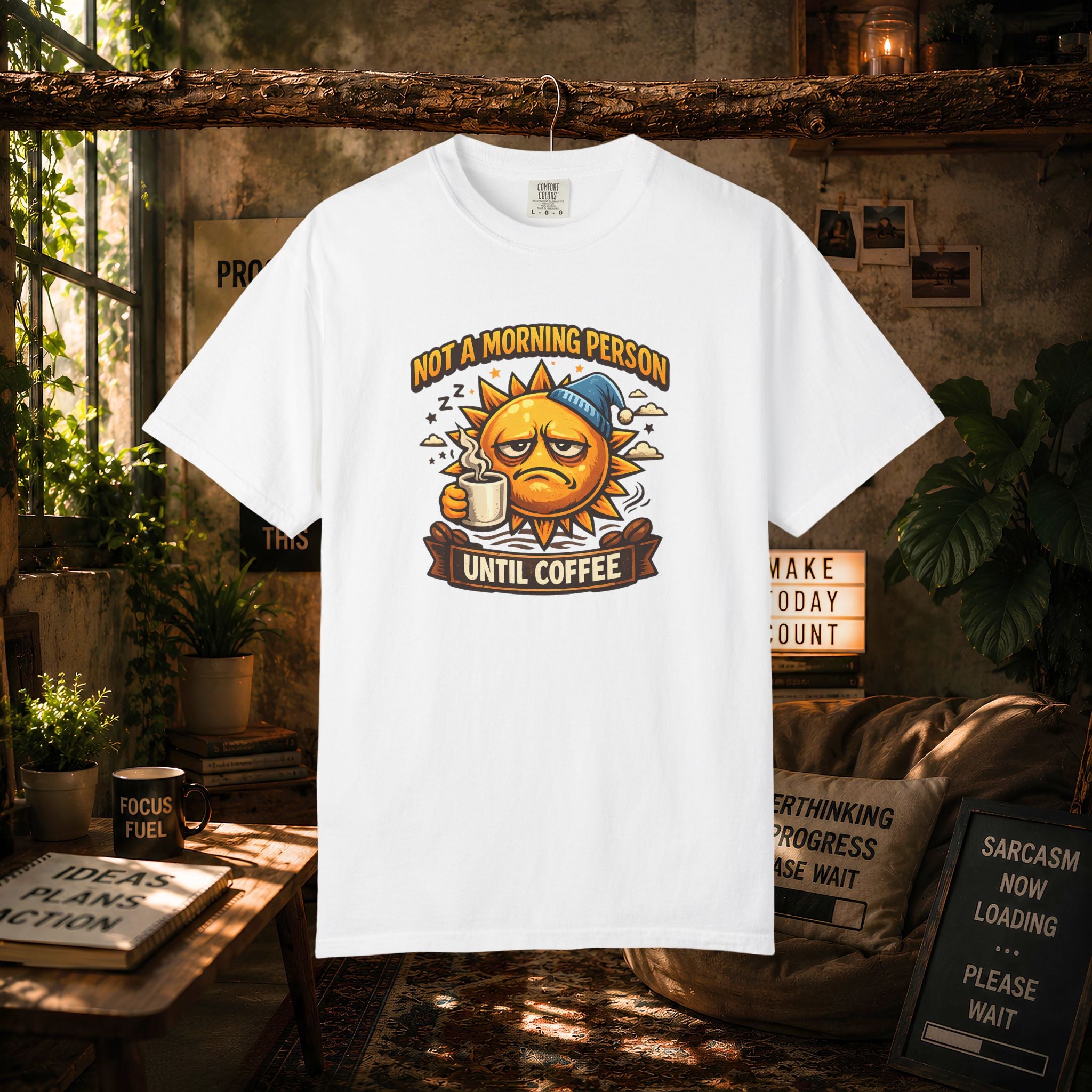 Not a Morning Person Until Coffee T-Shirt