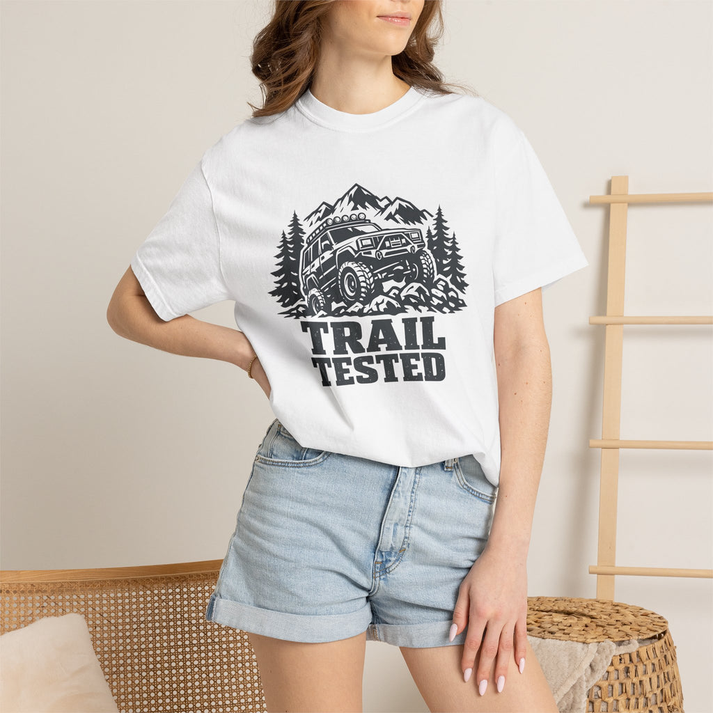 Trail Tested T-Shirt — Off-Road Jeep Mountain Adventure Tee