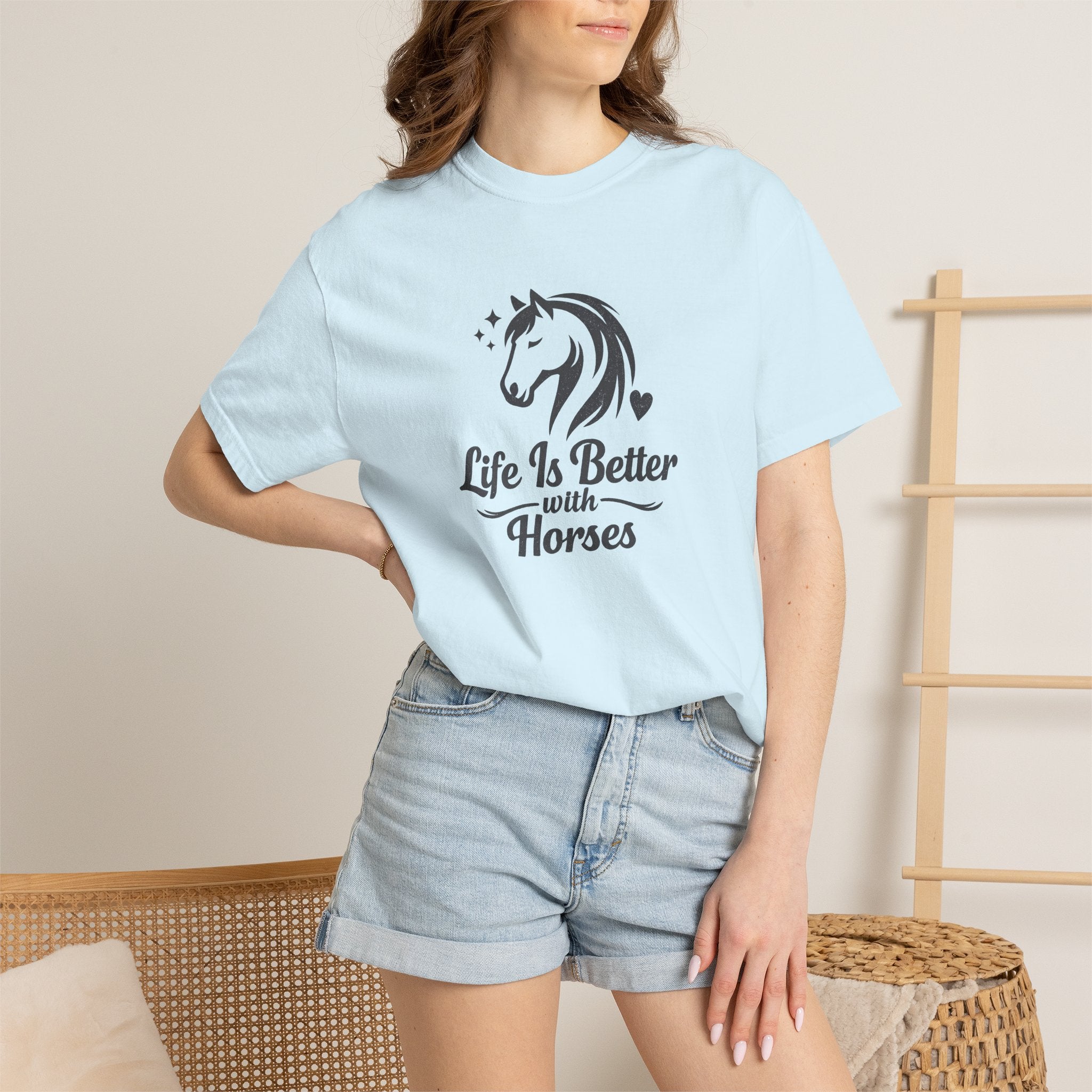 Life Is Better With Horses T-Shirt — Horse Lover Tee