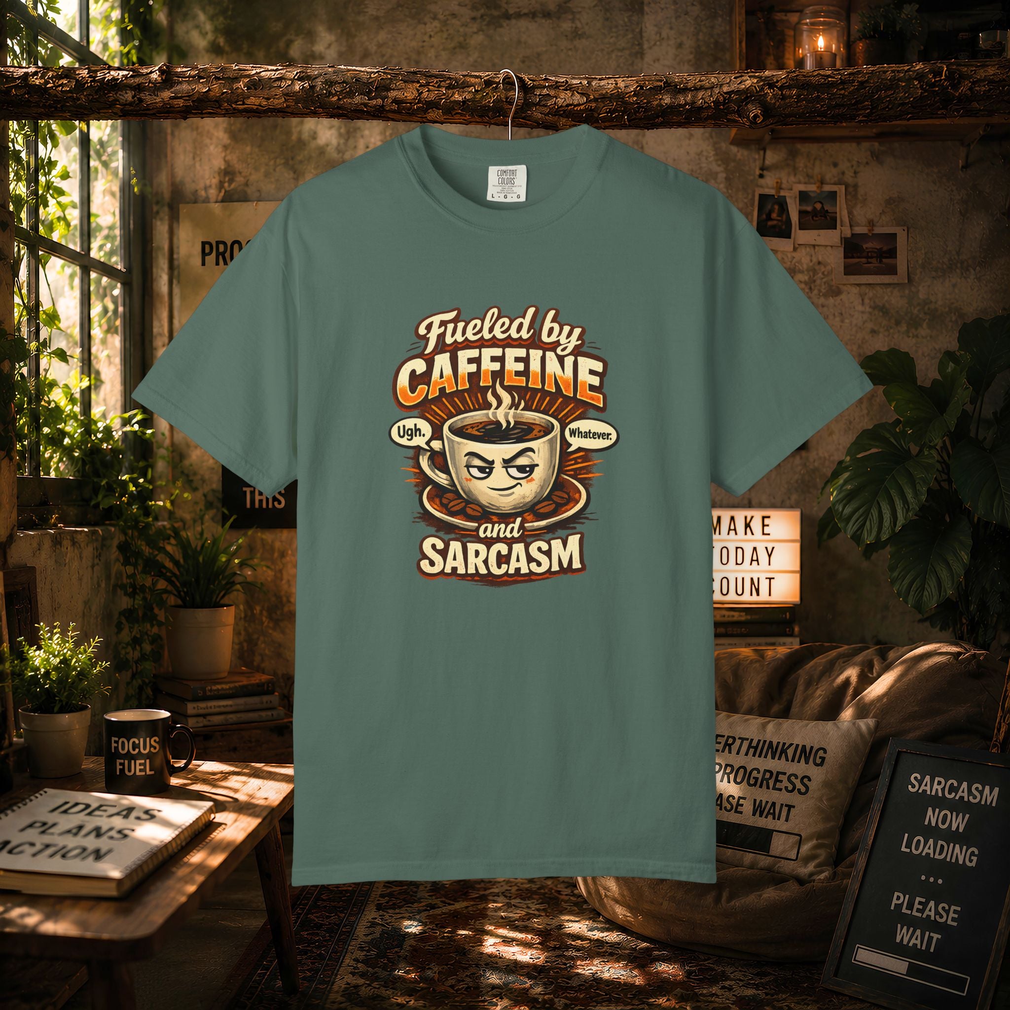 Fueled by Caffeine and Sarcasm T-Shirt